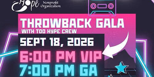 Music for Hope- a 90s' Throwback Gala