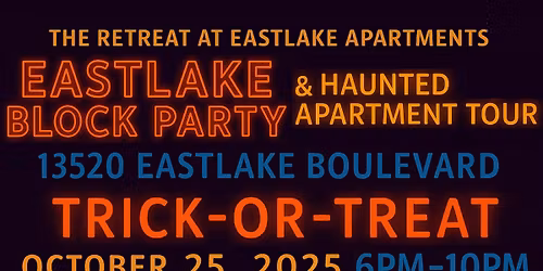 🎃 Eastlake Block Party & Haunted Apartment Tour 🕸️