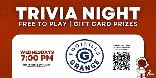 Black Mountain Trivia Night | Foothills Grange