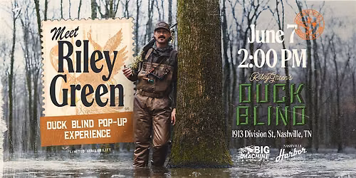 Riley Green Duck Blind Pop-Up Experience