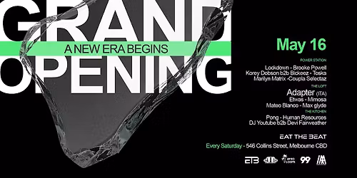 Eat The Beat : GRAND OPENING NIGHT