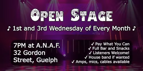 Open Stage at ANAF