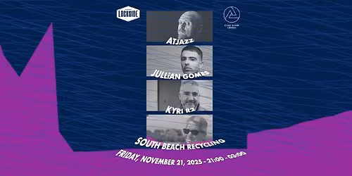Atjazz & Jullian Gomes Camden Lockside Nov 21