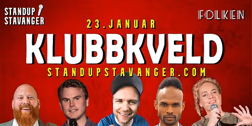 Standup Klubbkveld med Rune Bjerga - 23. januar