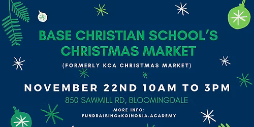 Base Christian Schools Christmas Market