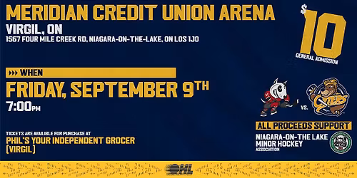 Erie Otters at Niagara IceDogs at Meridian Centre