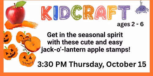 Apple Stamp Painting (ages 2 - 6)