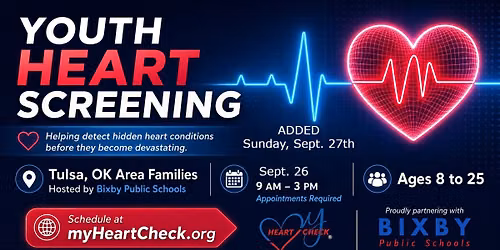 Youth HeartCheck in Bixby, OK