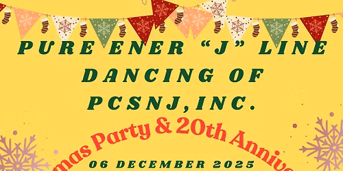 Christmas Party & 20th Anniversary of Pure J Line Dancing of PCSNJ,Inc.