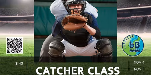 Catcher class with Coach  Marco