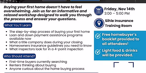 First Time Home Buyer Workshop