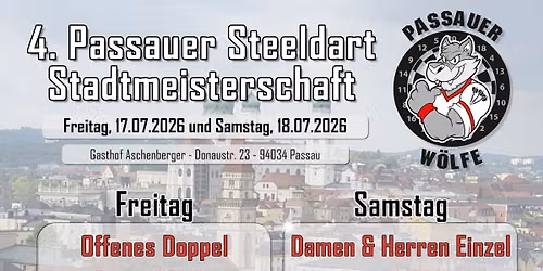4. Passauer Steeldart Stadtmeisterschaft