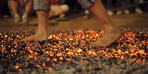 Fire walking For Alzheimer\u2019s
