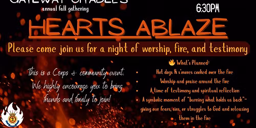 Hearts Ablaze - a night of worship, fire, and testimony