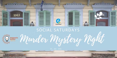 Social Saturdays-Murder Mystery Night