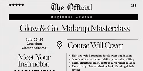 Glow & Glow : Makeup Masterclass