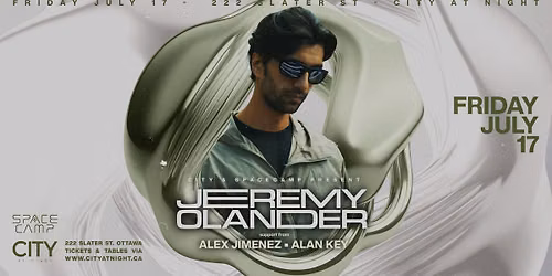 JEREMY OLANDER at City At Night w\/ SpaceCamp