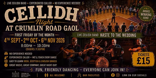 Ceilidh @ The Crum \u2014 First Friday Ceilidh Nights