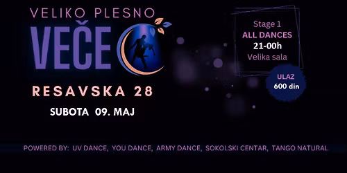 VELIKO PLESNO VE\u010cE u Resavskoj 28