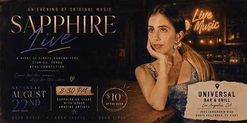 Sapphire Live Show at Universal Bar & Grill