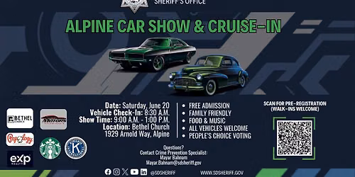Alpine Car Show & Cruise In