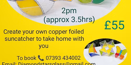 Copper foiled suncatcher course