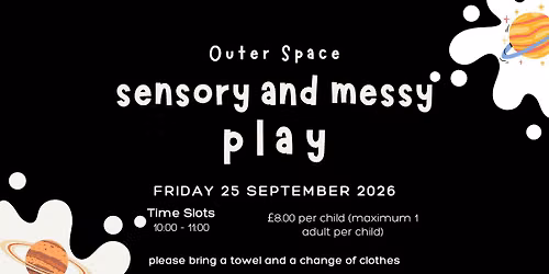 Outer Space Sensory and Messy Play 