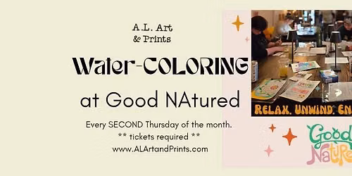 Water-COLORing at Good NAtured 6\/11\/2026