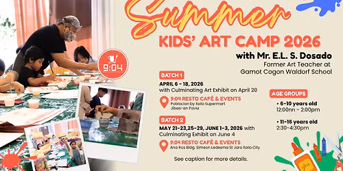 Dosado Summer Kids' Art Camp 2026 Batch 2