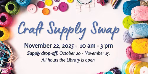 Craft Supply Swap
