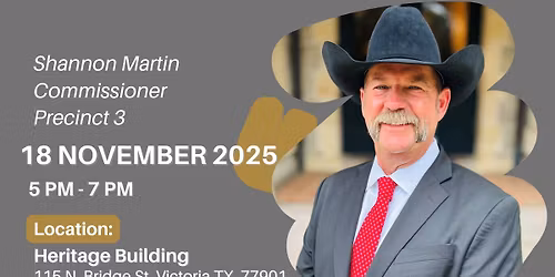 Victoria County Commissioner\u2019s Communication Forum