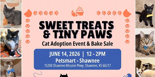 Cat Adoption Event & Bake Sale for Meowy Matchmakers Cat Rescue