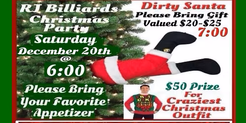 RJ Billiards 5th Annual Christmas Party & Jack&Jill Tournament