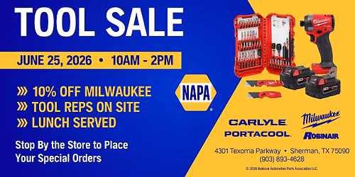 \ud83d\udee0\ufe0fNAPA TOOL SALE EVENT\ud83d\udee0\ufe0f