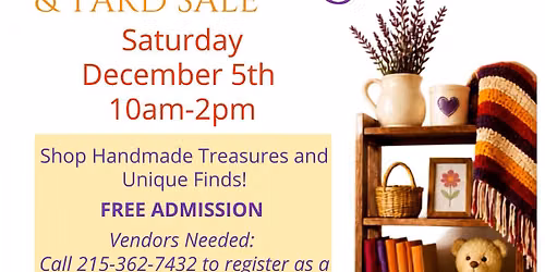 Indoor Craft Show and Yard Sale at SPARK Lansdale