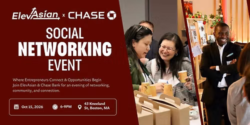 ElevAsian x Chase Bank Social Networking Event
