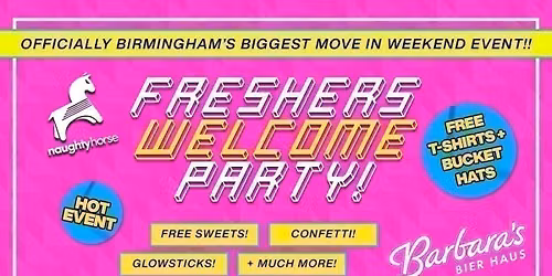 Birmingham Freshers Welcome Party