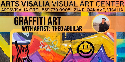 Teen Art Class for Ages 14-17: Graffiti Art with artist Theo Aguilar