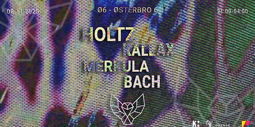ODEOLOGY x \u00d86: HOLTZ, KALLAX, BACH, MERKULA