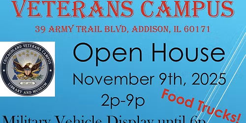 Chicagoland Veterans Campus Open House & Fundraiser!
