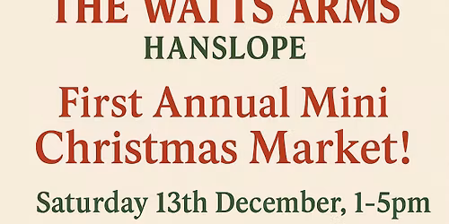 Christmas Mini Market