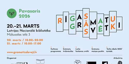 Rīgas Grāmatu svētki - Pavasaris 2026