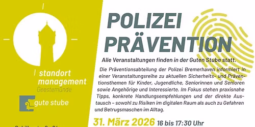 \u201eStraftaten zum Nachteil \u00e4lterer Menschen\u201c \u2013 Informationen f\u00fcr  Senioren und Angeh\u00f6rige