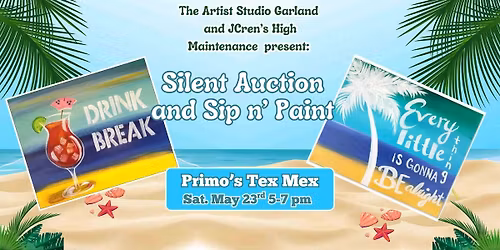 Silent Auction Sip and Paint