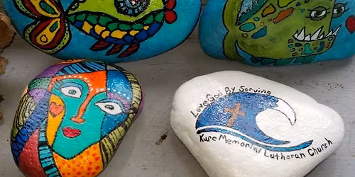 Sip and Paint rocks