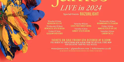 James - Band at Co-op Live