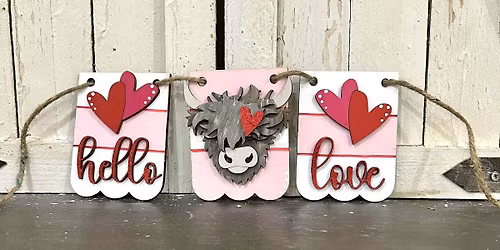 \ud83d\udc2e\ud83d\udc98 A Year of D\u00e9cor: Valentine's Banner