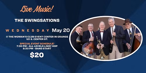 The Swingsations return to Old Towne Swing!
