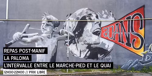 F\u00eate Molodo\u00ef \/\/ Repas + La Paloma + L'intervalle entre le marche-pied et le quai