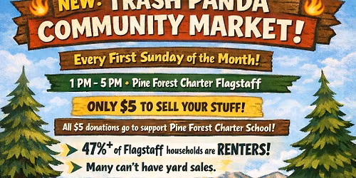 NEW MARKET ANNOUNCEMENT!  Trash Panda Community Market